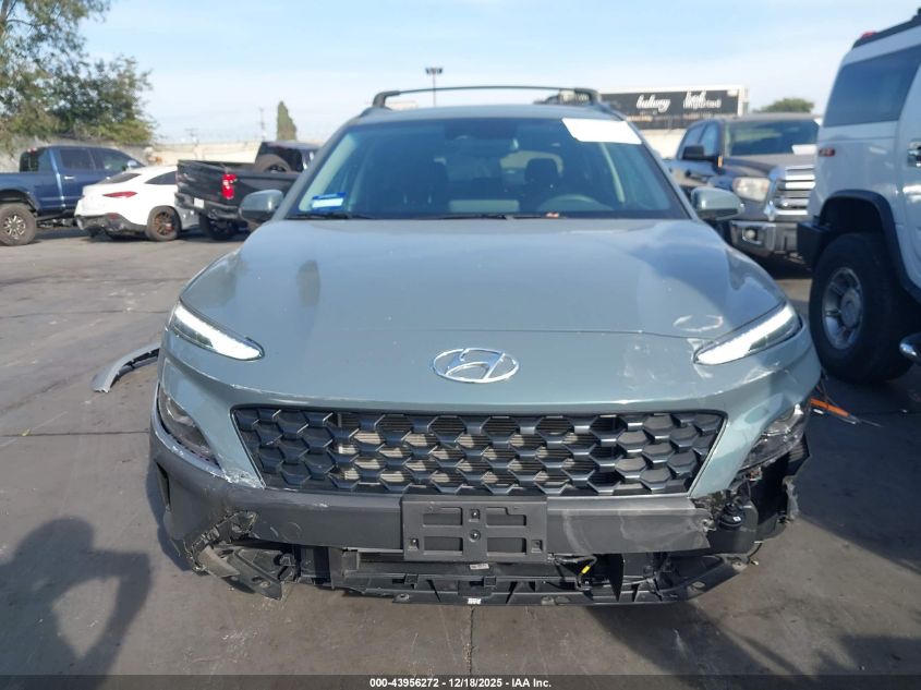 2022 Hyundai Kona Sel VIN: KM8K6CAB8NU886914 Lot: 43956272