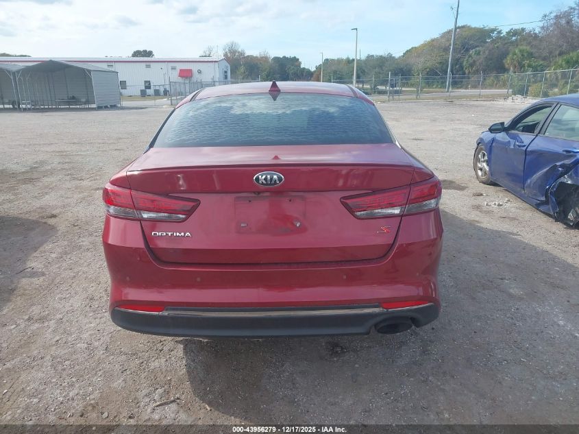 2018 Kia Optima S VIN: 5XXGT4L34JG218204 Lot: 43956279