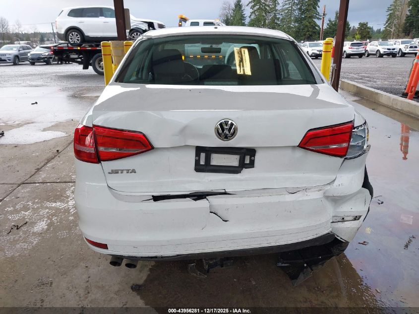 2015 Volkswagen Jetta 2.0L S VIN: 3VW2K7AJ6FM241065 Lot: 43956281