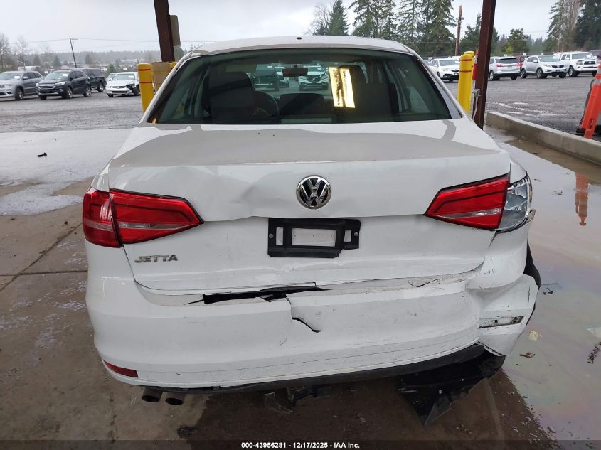 2015 Volkswagen Jetta 2.0L S VIN: 3VW2K7AJ6FM241065 Lot: 43956281
