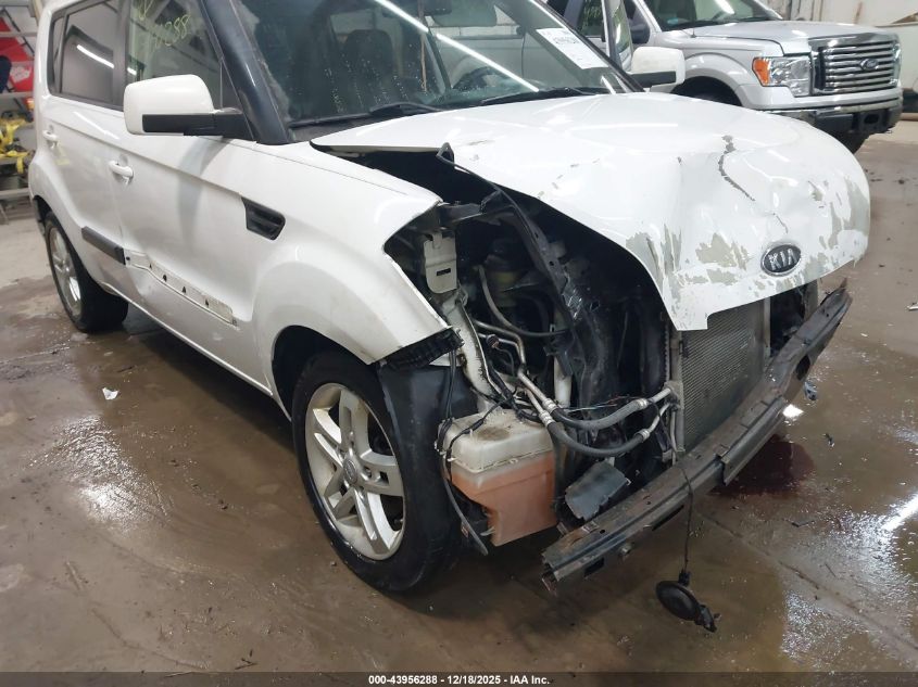 2011 Kia Soul + VIN: KNDJT2A29B7302128 Lot: 43956288