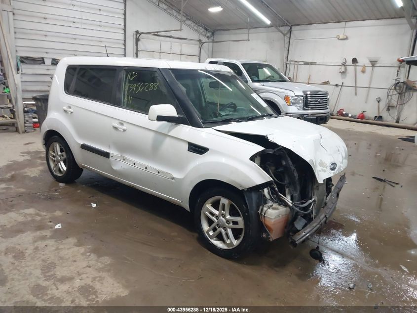 2011 Kia Soul + VIN: KNDJT2A29B7302128 Lot: 43956288