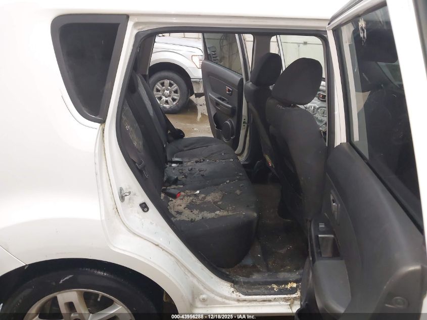 2011 Kia Soul + VIN: KNDJT2A29B7302128 Lot: 43956288
