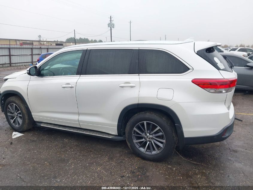 2018 Toyota Highlander Xle VIN: 5TDKZRFH5JS535307 Lot: 43956303