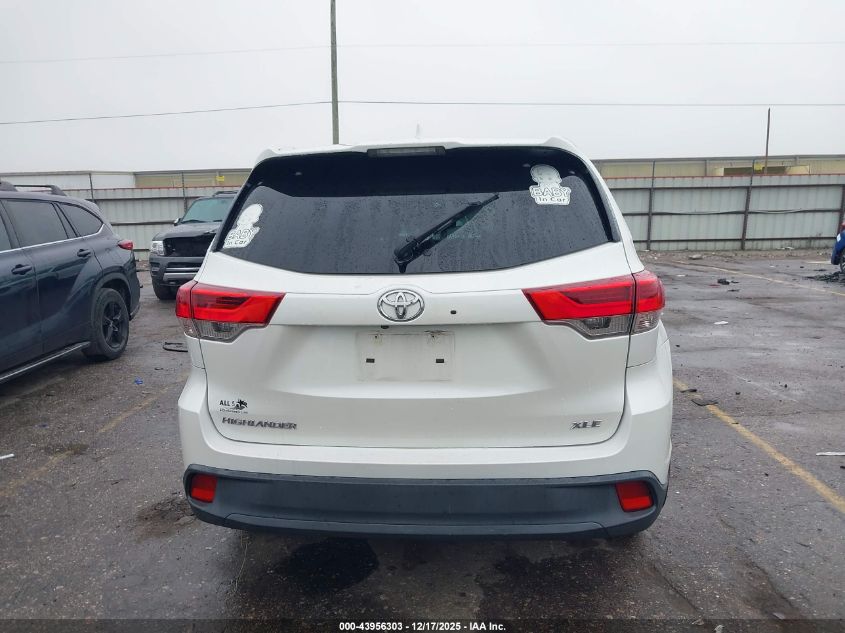 2018 Toyota Highlander Xle VIN: 5TDKZRFH5JS535307 Lot: 43956303