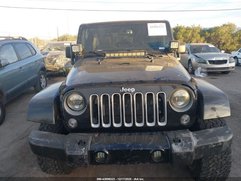 2018 Jeep Wrangler Jk Unlimited Sahara VIN: 1C4HJWEG7JL873463 Lot: 43956323