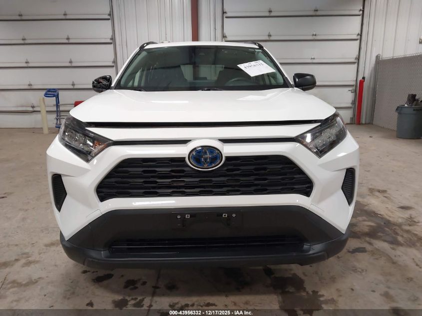 2021 Toyota Rav4 Hybrid Le VIN: JTMLWRFV2MD129486 Lot: 43956332