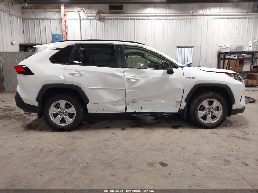 2021 Toyota Rav4 Hybrid Le VIN: JTMLWRFV2MD129486 Lot: 43956332
