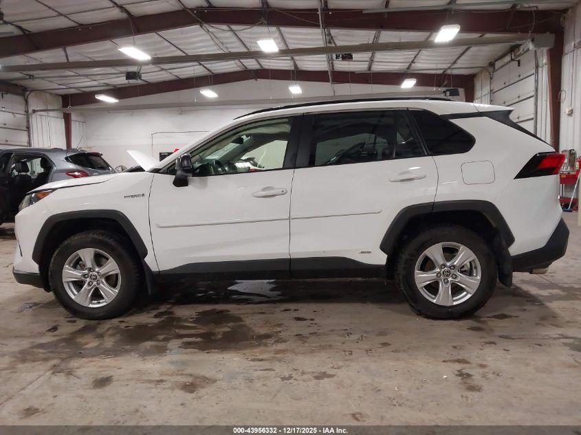 2021 Toyota Rav4 Hybrid Le VIN: JTMLWRFV2MD129486 Lot: 43956332