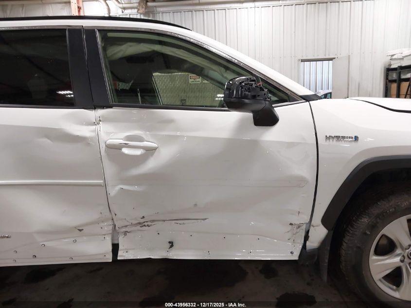 2021 Toyota Rav4 Hybrid Le VIN: JTMLWRFV2MD129486 Lot: 43956332