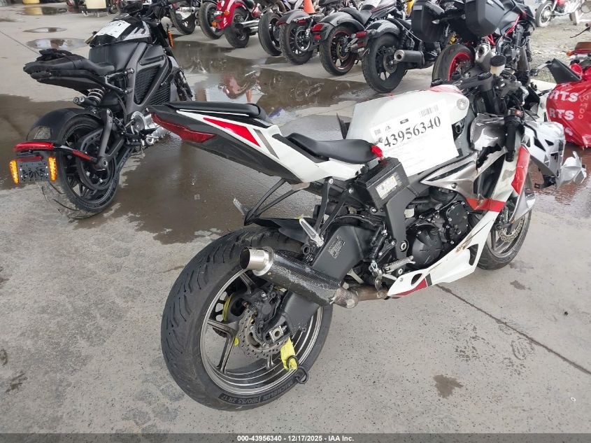 2025 Kawasaki Zx636 K VIN: JKBZXJJ12SA018583 Lot: 43956340