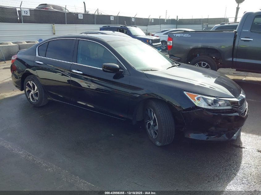2017 Honda Accord Lx VIN: 1HGCR2F30HA135826 Lot: 43956355