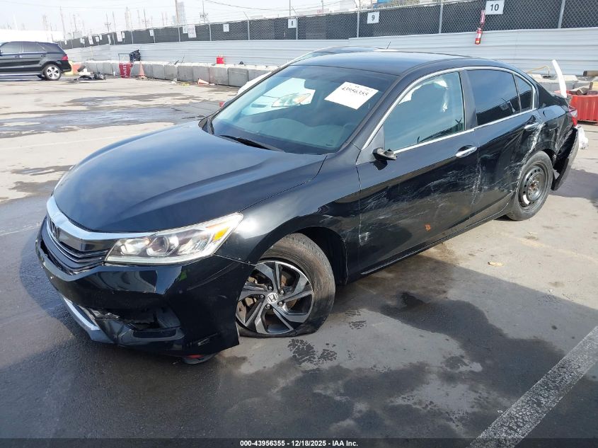 2017 Honda Accord Lx VIN: 1HGCR2F30HA135826 Lot: 43956355
