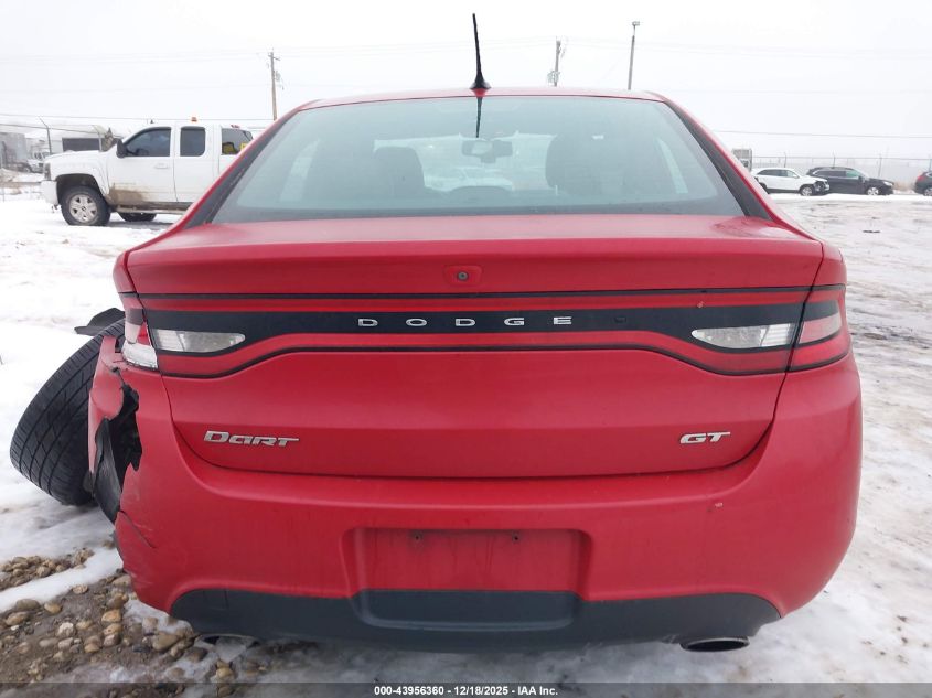2015 Dodge Dart Gt VIN: 1C3CDFEB0FD123334 Lot: 43956360