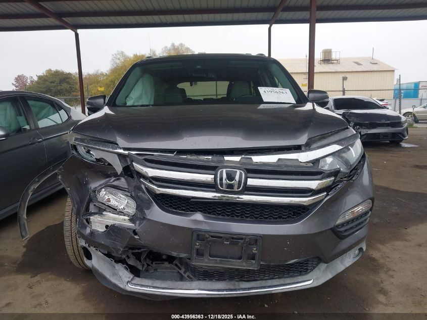 2016 Honda Pilot Touring VIN: 5FNYF6H90GB013625 Lot: 43956363