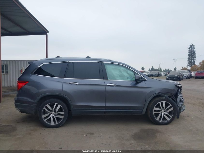 2016 Honda Pilot Touring VIN: 5FNYF6H90GB013625 Lot: 43956363