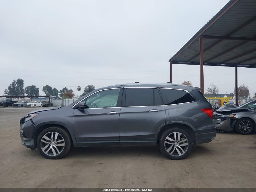 2016 Honda Pilot Touring VIN: 5FNYF6H90GB013625 Lot: 43956363