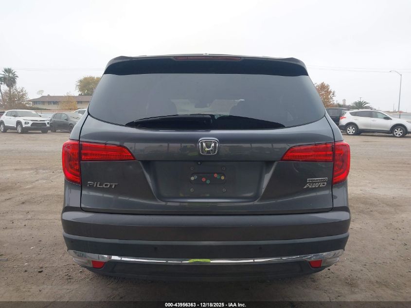 2016 Honda Pilot Touring VIN: 5FNYF6H90GB013625 Lot: 43956363