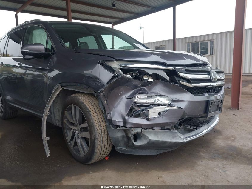 2016 Honda Pilot Touring VIN: 5FNYF6H90GB013625 Lot: 43956363