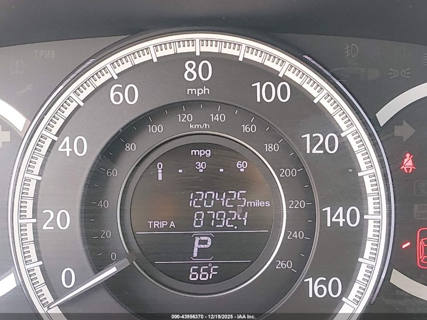 2014 Honda Accord Ex-L VIN: 1HGCR2F87EA302092 Lot: 43956370