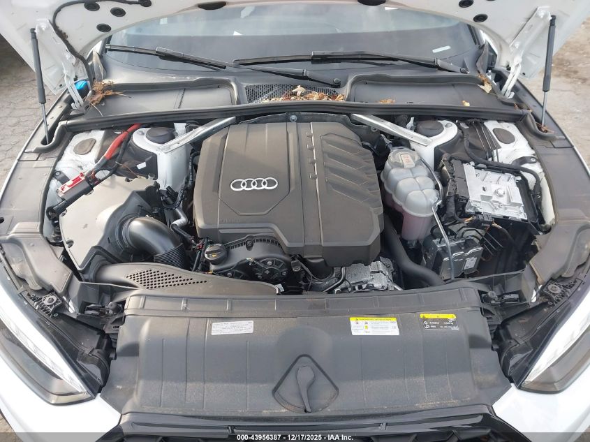 2022 Audi A5 Sportback Premium Plus 45 Tfsi S Line Quattro S Tronic VIN: WAUFACF58NA035279 Lot: 43956387