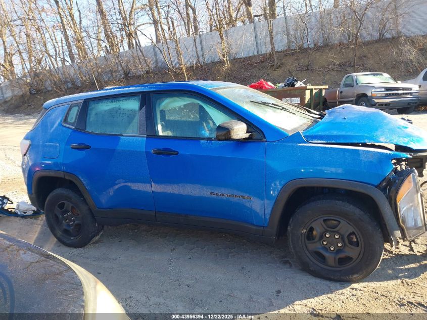 2018 Jeep Compass Sport 4X4 VIN: 3C4NJDAB4JT107728 Lot: 43956394