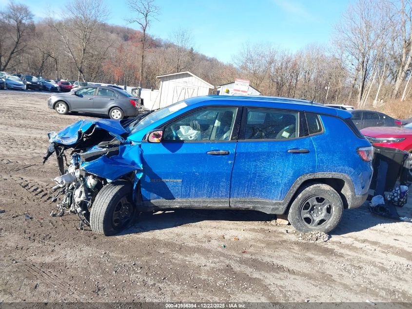 2018 Jeep Compass Sport 4X4 VIN: 3C4NJDAB4JT107728 Lot: 43956394