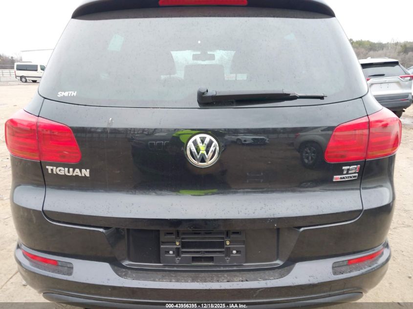 2017 Volkswagen Tiguan 2.0T Sport VIN: WVGUV7AX4HW511626 Lot: 43956395