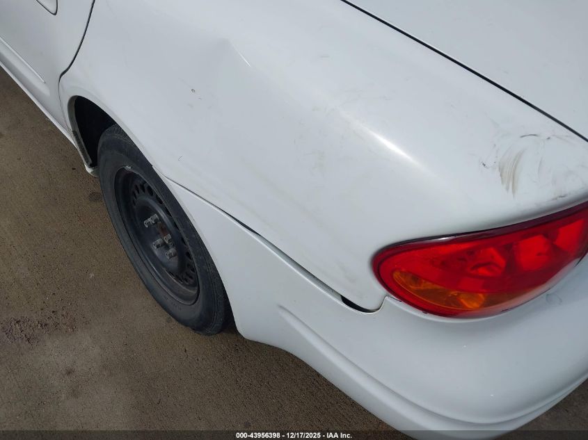 1999 Oldsmobile Alero Gx VIN: 1G3NK52T2XC417049 Lot: 43956398