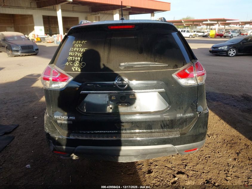 2015 Nissan Rogue Sl VIN: 5N1AT2MV6FC810796 Lot: 43956424