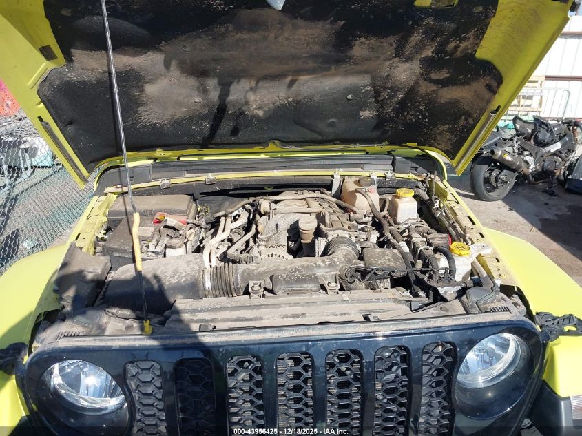 2023 Jeep Gladiator Willys 4X4 VIN: 1C6HJTAG0PL554460 Lot: 43956425