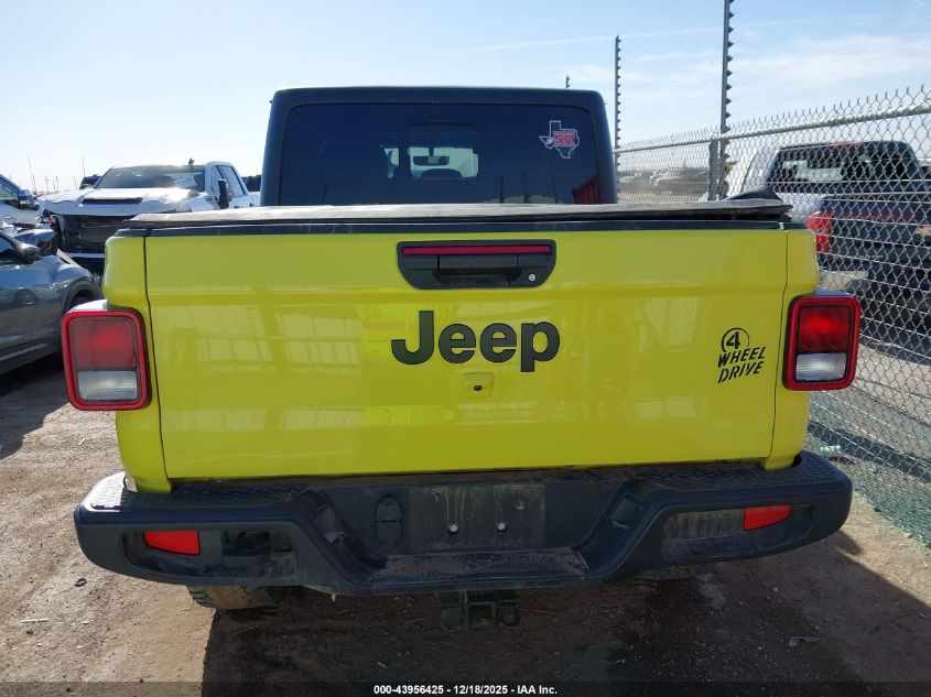 2023 Jeep Gladiator Willys 4X4 VIN: 1C6HJTAG0PL554460 Lot: 43956425