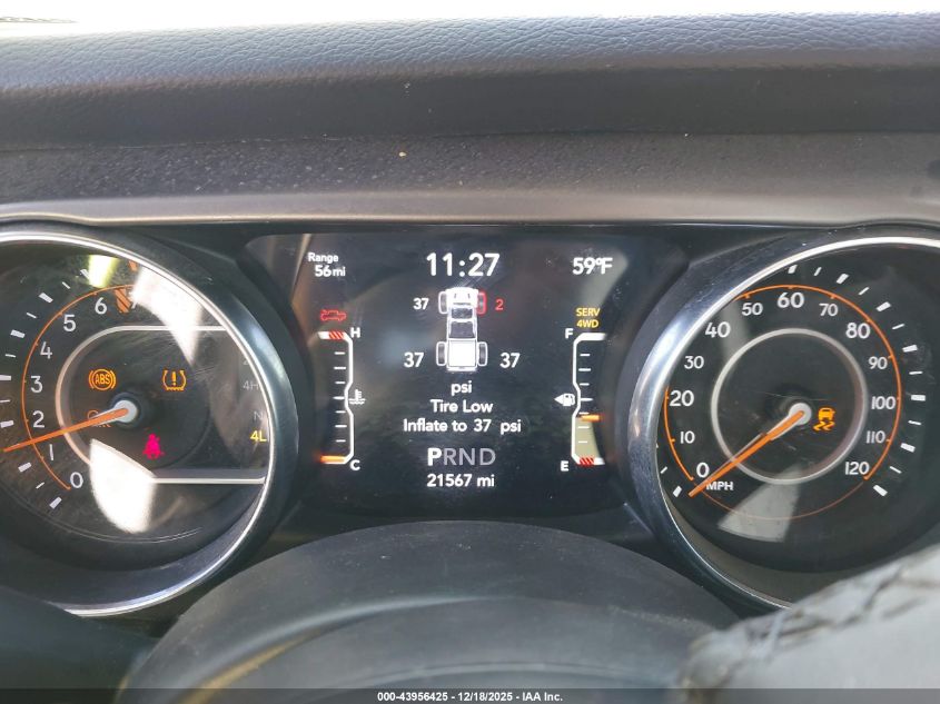 2023 Jeep Gladiator Willys 4X4 VIN: 1C6HJTAG0PL554460 Lot: 43956425