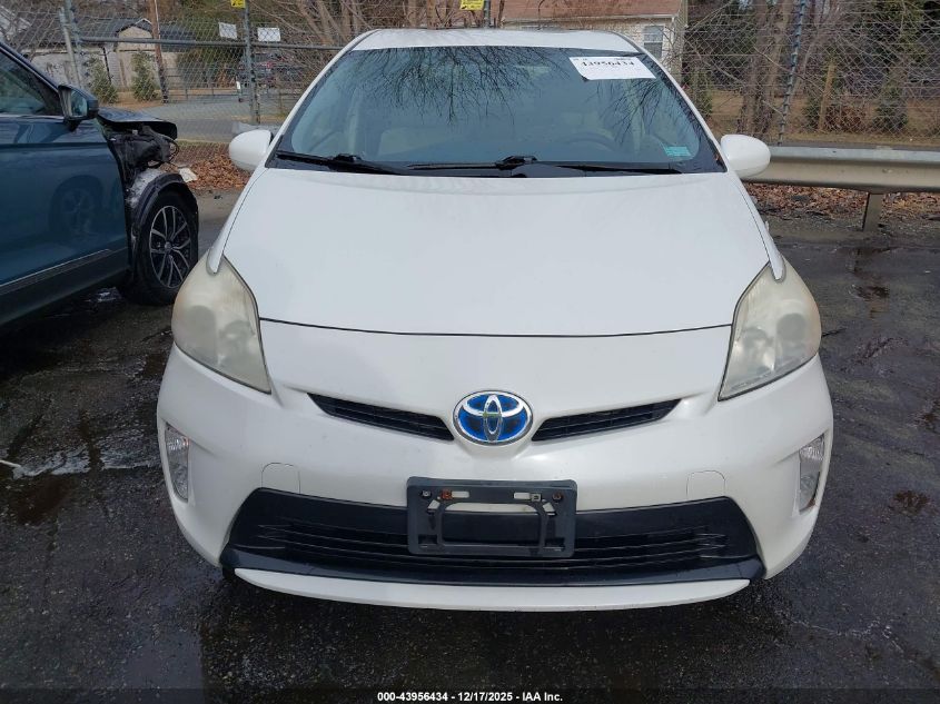 2012 Toyota Prius Two VIN: JTDKN3DU2C1540506 Lot: 43956434
