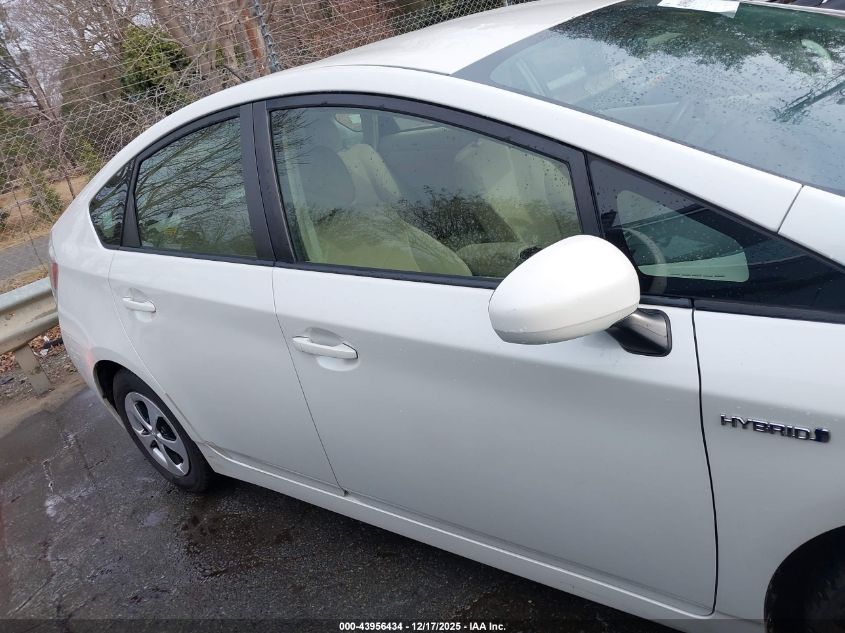 2012 Toyota Prius Two VIN: JTDKN3DU2C1540506 Lot: 43956434