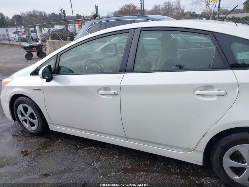 2012 Toyota Prius Two VIN: JTDKN3DU2C1540506 Lot: 43956434