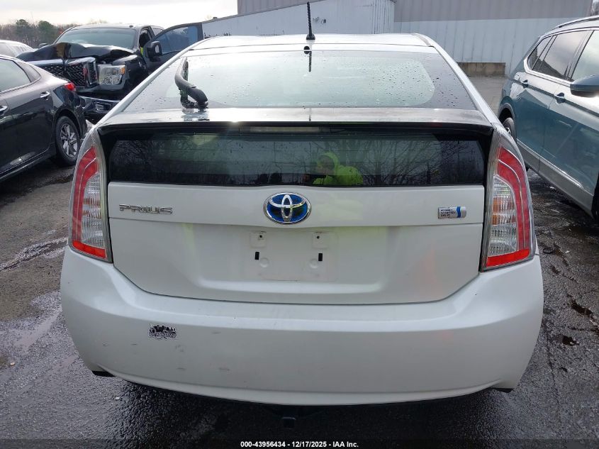 2012 Toyota Prius Two VIN: JTDKN3DU2C1540506 Lot: 43956434