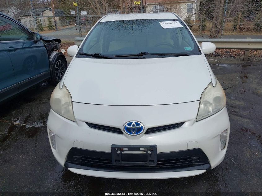 2012 Toyota Prius Two VIN: JTDKN3DU2C1540506 Lot: 43956434