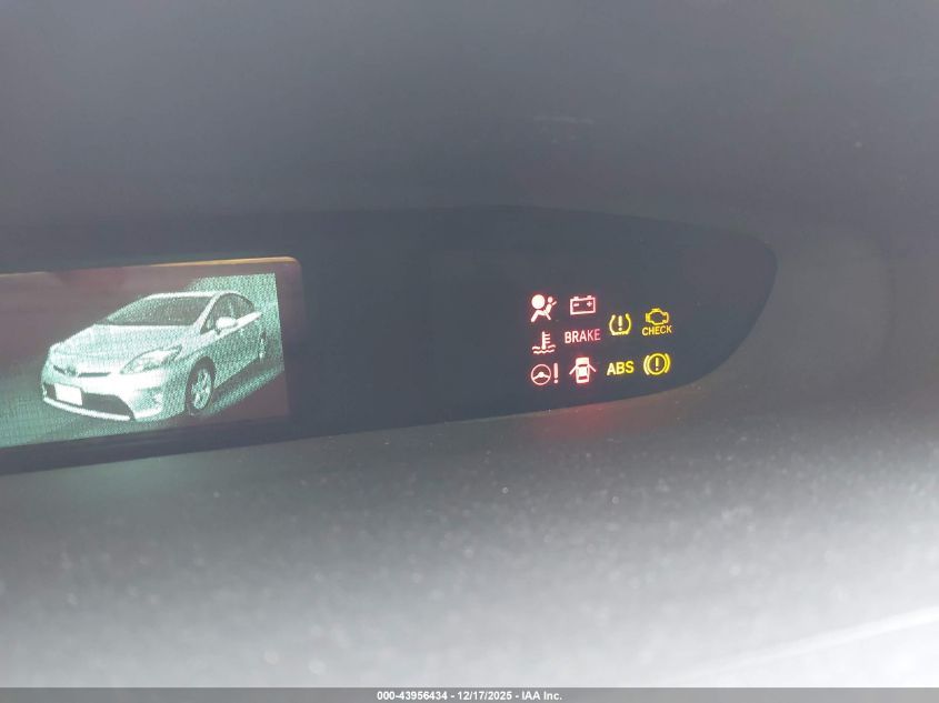 2012 Toyota Prius Two VIN: JTDKN3DU2C1540506 Lot: 43956434