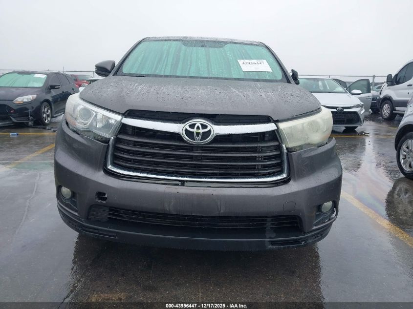 2016 Toyota Highlander Le Plus V6 VIN: 5TDZKRFH6GS141567 Lot: 43956447
