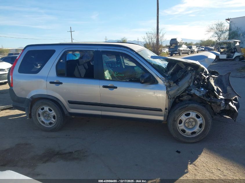 2006 Honda Cr-V Lx VIN: JHLRD78566C060721 Lot: 43956455