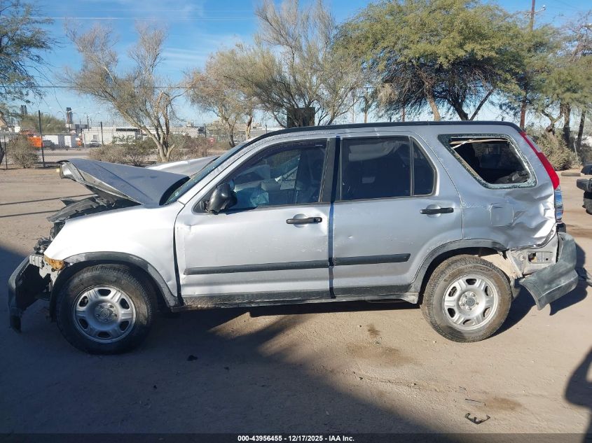 2006 Honda Cr-V Lx VIN: JHLRD78566C060721 Lot: 43956455