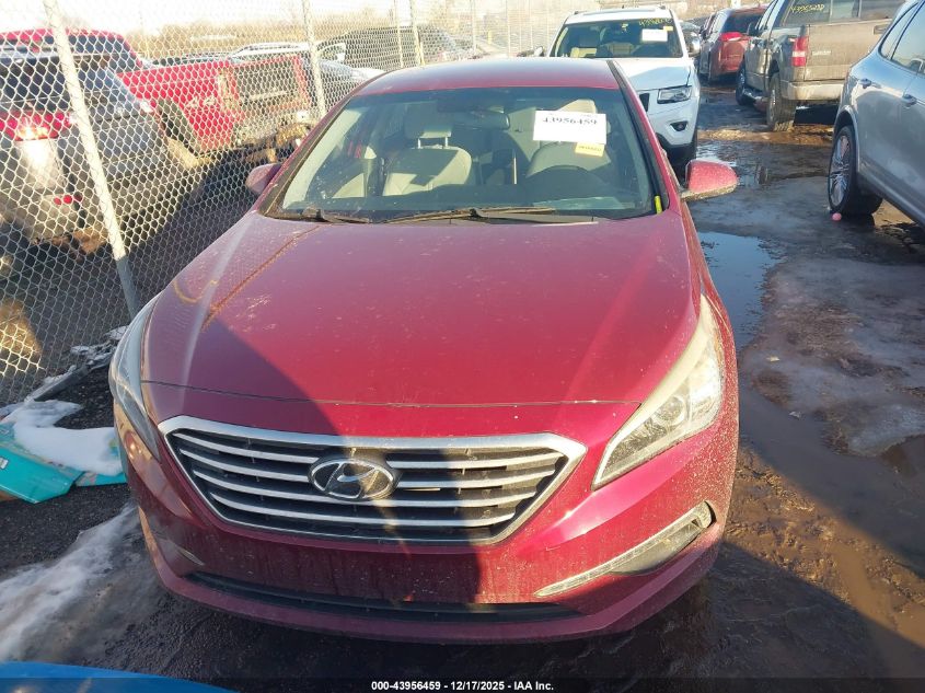 2015 Hyundai Sonata Se VIN: 5NPE24AF5FH214715 Lot: 43956459