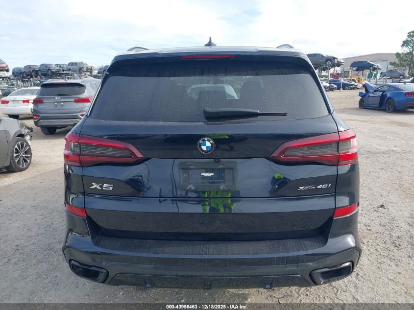 2022 BMW X5 xDrive40I VIN: 5UXCR6C01N9K34988 Lot: 43956463