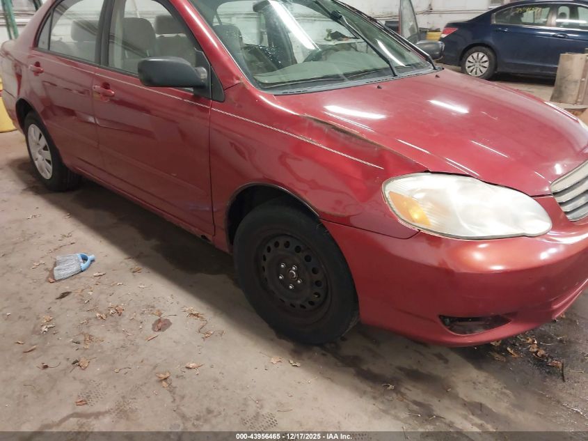 2004 Toyota Corolla Le VIN: 1NXBR38E24Z294088 Lot: 43956465