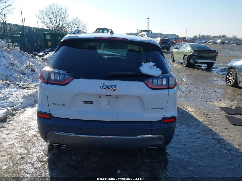 2019 Jeep Cherokee Limited 4X4 VIN: 1C4PJMDX8KD281566 Lot: 43956487