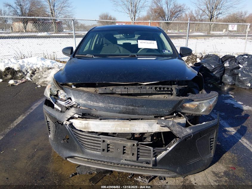 2017 Hyundai Ioniq Hybrid Blue VIN: KMHC65LC2HU021950 Lot: 43956492