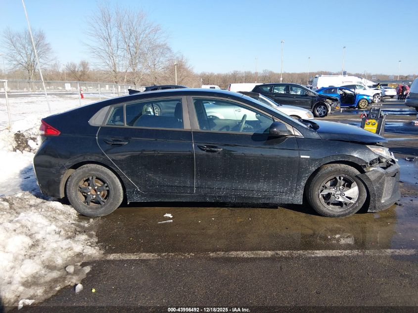 2017 Hyundai Ioniq Hybrid Blue VIN: KMHC65LC2HU021950 Lot: 43956492