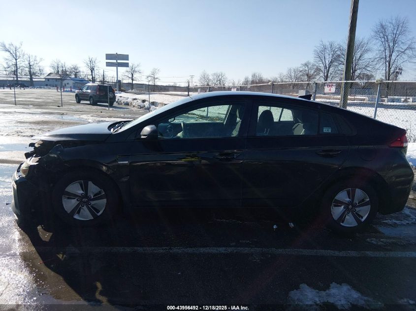 2017 Hyundai Ioniq Hybrid Blue VIN: KMHC65LC2HU021950 Lot: 43956492