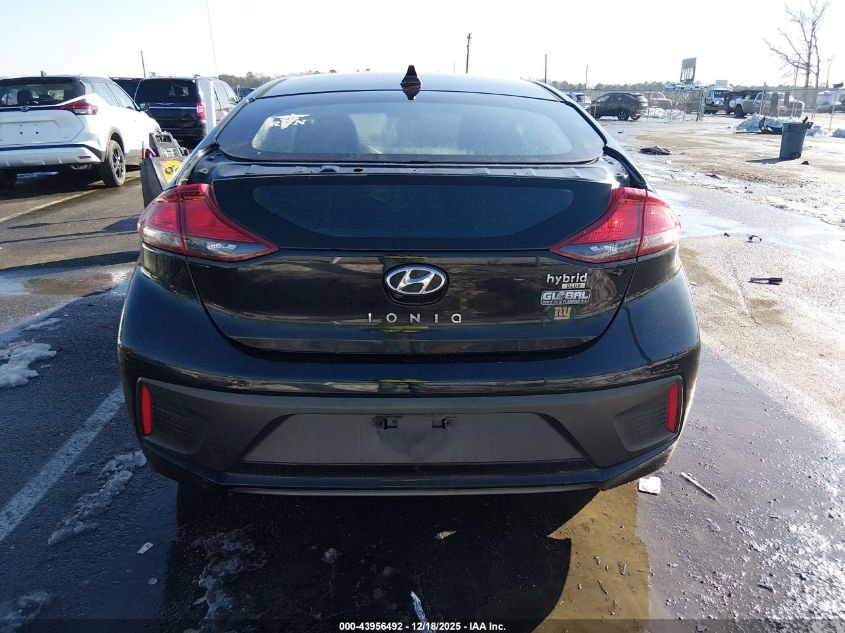 2017 Hyundai Ioniq Hybrid Blue VIN: KMHC65LC2HU021950 Lot: 43956492
